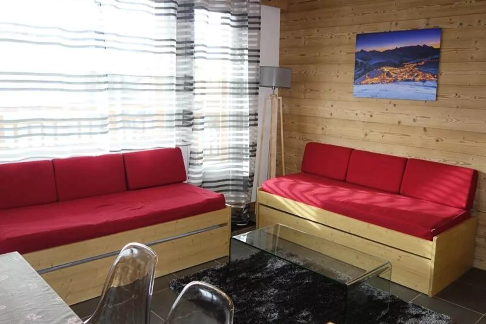 Résidence Res.de L'alpe - Wohnzimmer