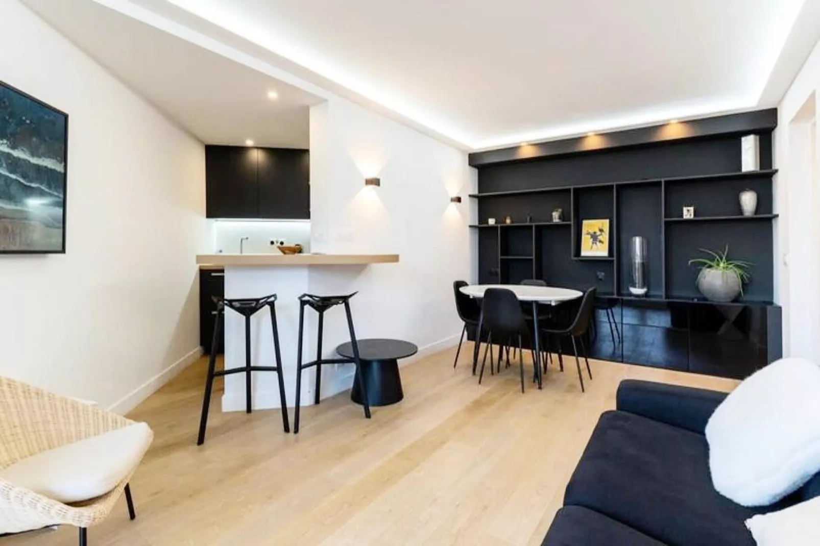 Résidence Sublime T2  Pour 4 Personnes, R&eacute;nov&eacute; Avec Piscine Tennis Parking Wifi-Wohnzimmer