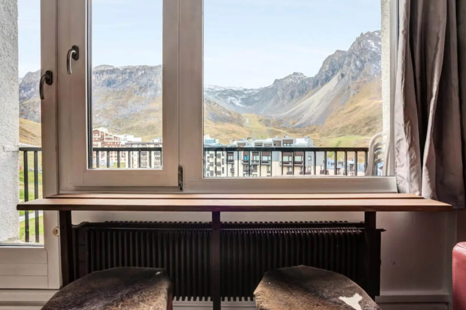 Appartement à Tignes avec accès direct aux pistes-Salon