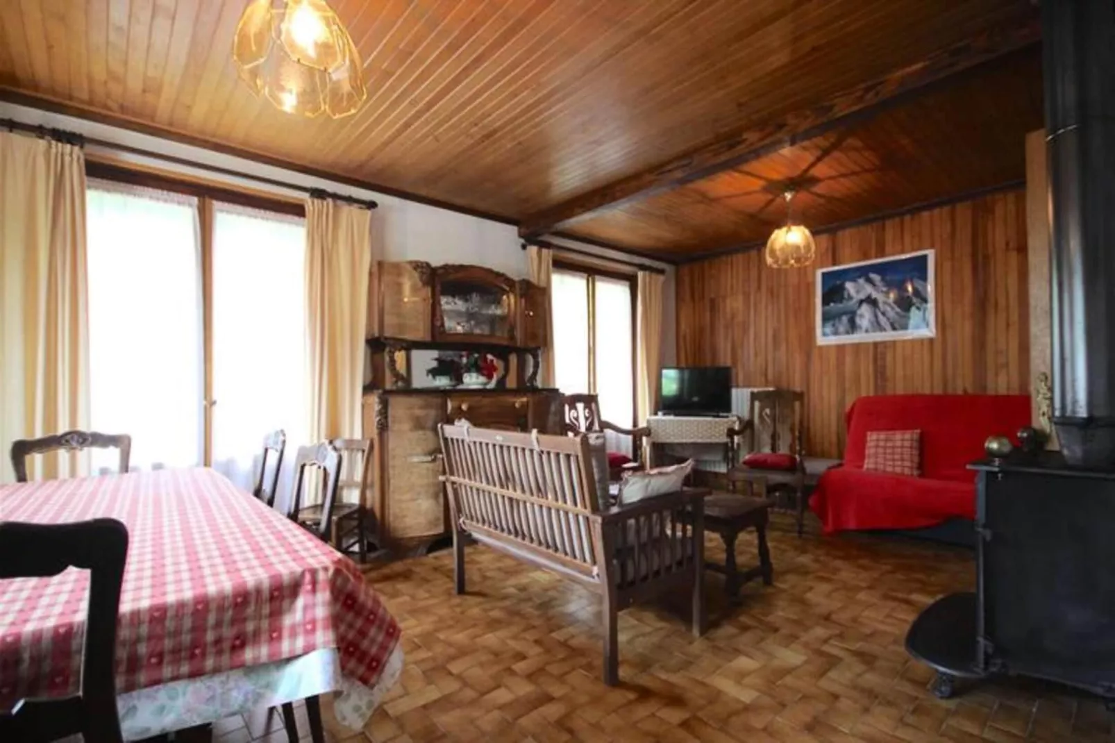 Chalet Les Triolets-Wohnzimmer