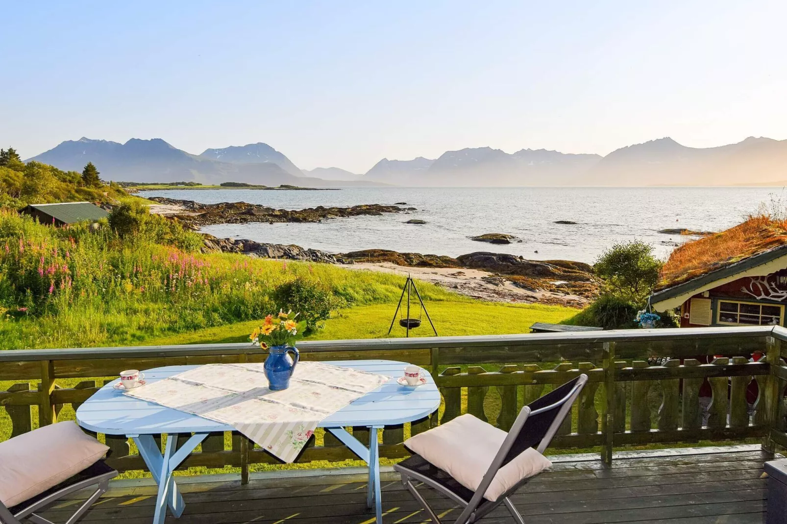 6 person holiday home in BORKENES-By Traum-Water view