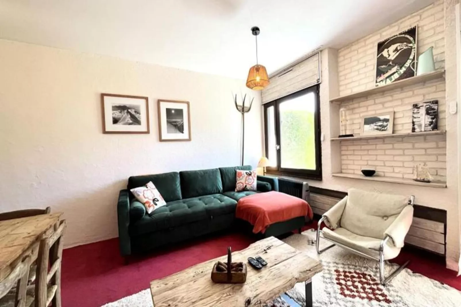 Nid Douillet Au Pied Des Pistes Avec Jardin-Living room