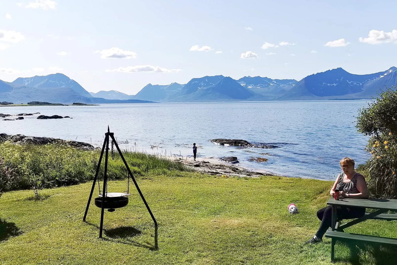 6 person holiday home in BORKENES-By Traum-Water view