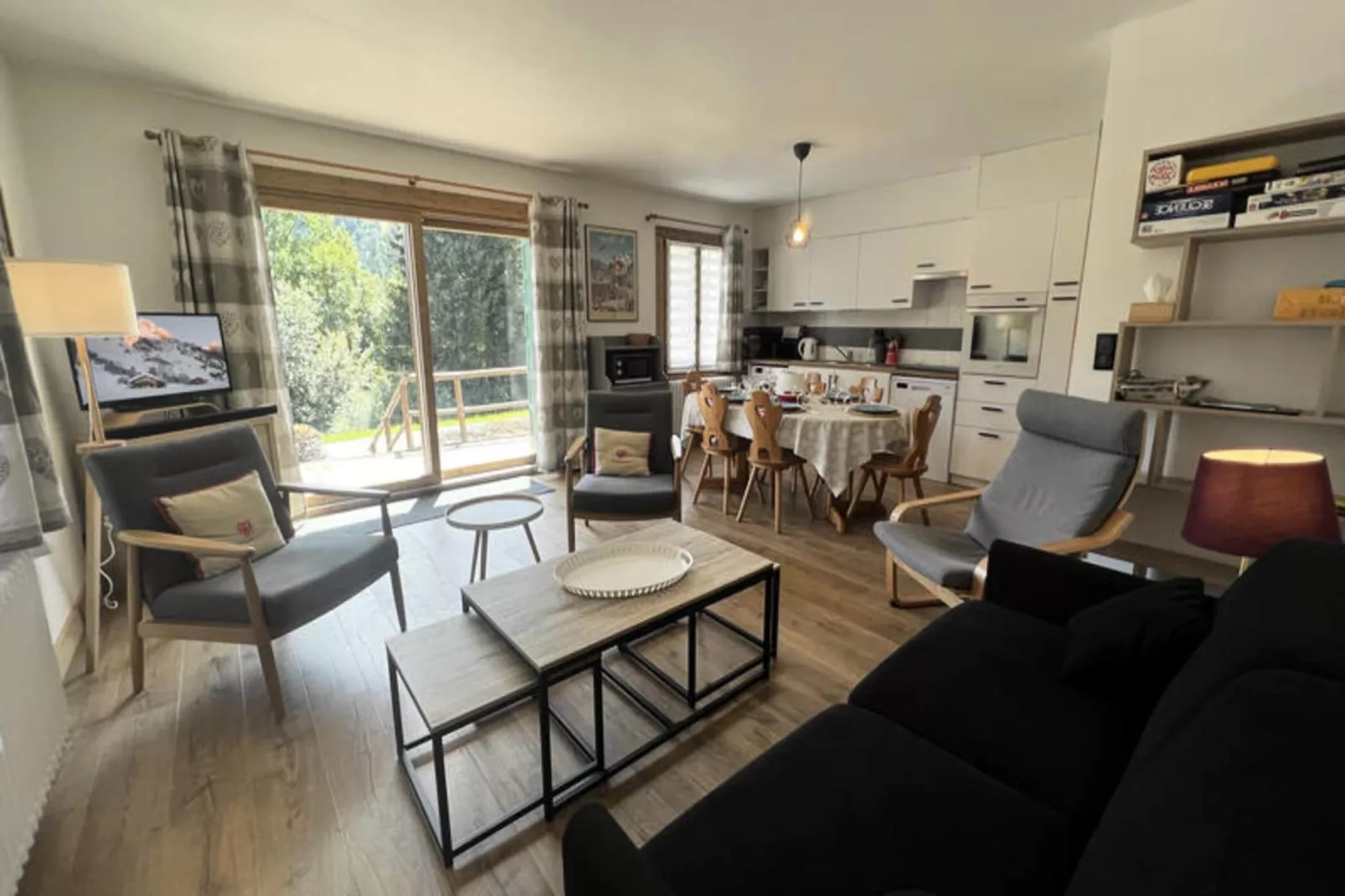 Appartements à La Clusaz-Living room