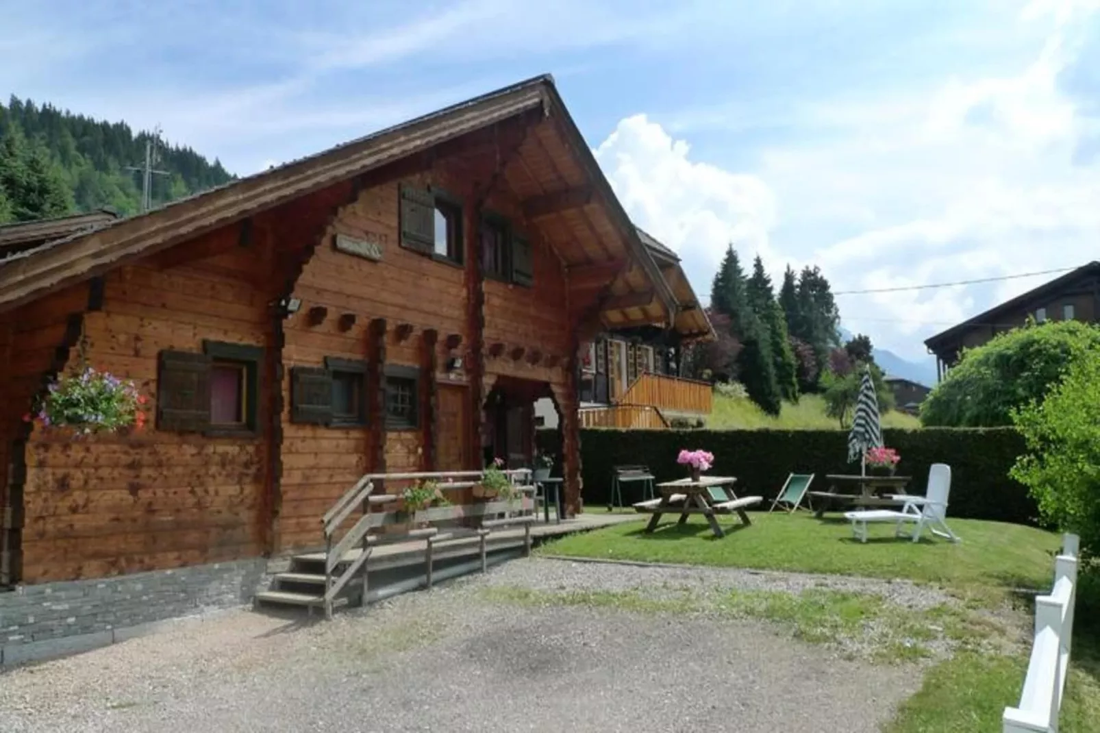 Chalets à Morzine-Außenbereich Sommer