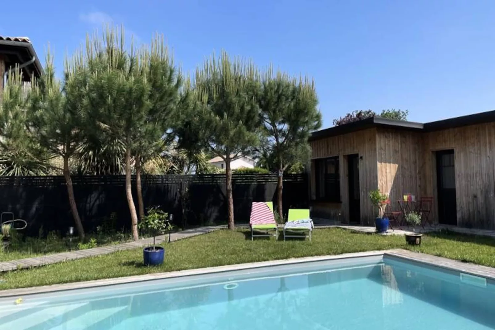 Villa Avec Piscine Et Climatisation: Paradis Familial Pr&egrave;s D'arcachon-Image-tags.