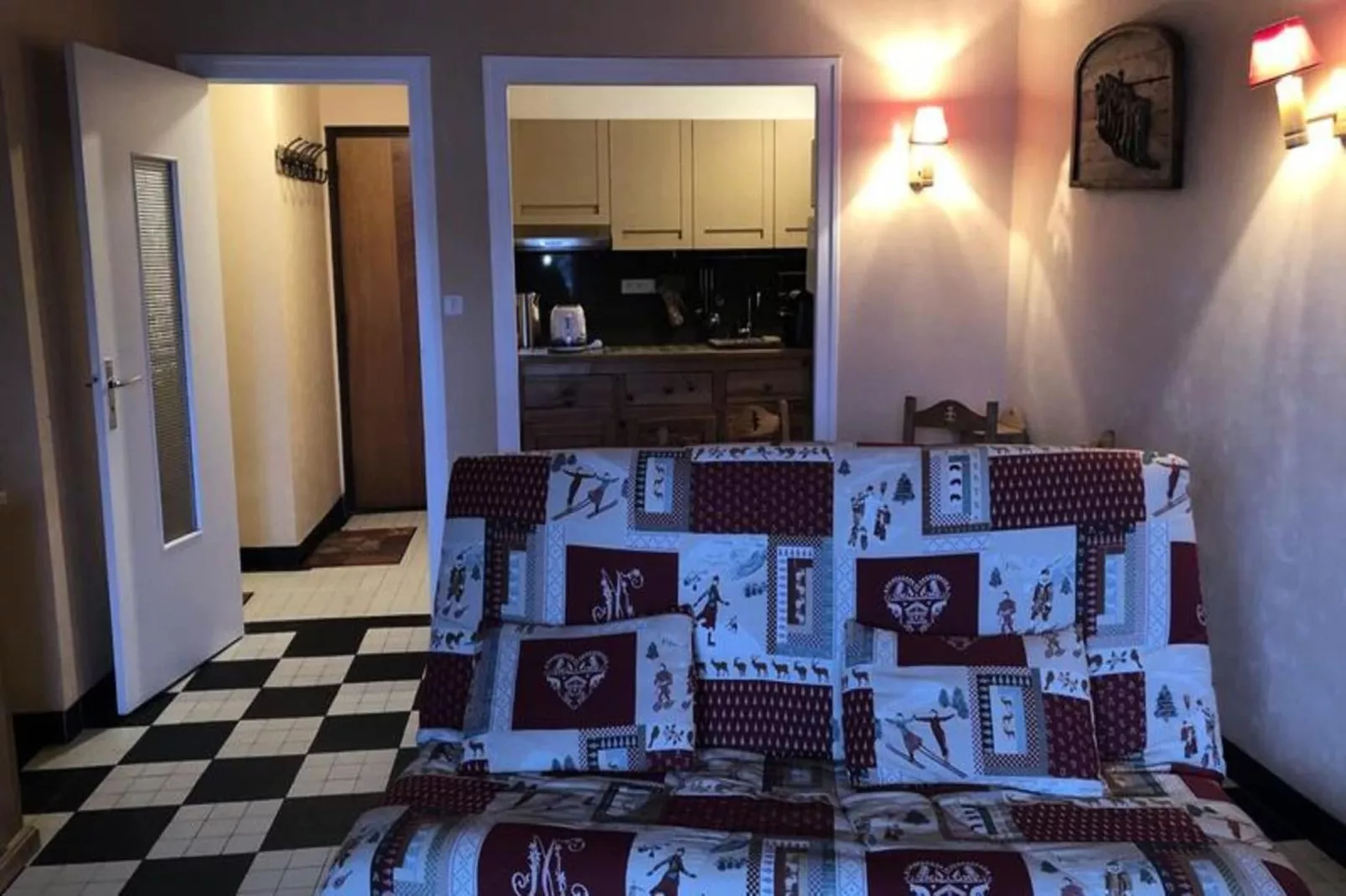 Résidence Res.de L'alpe - Wohnzimmer