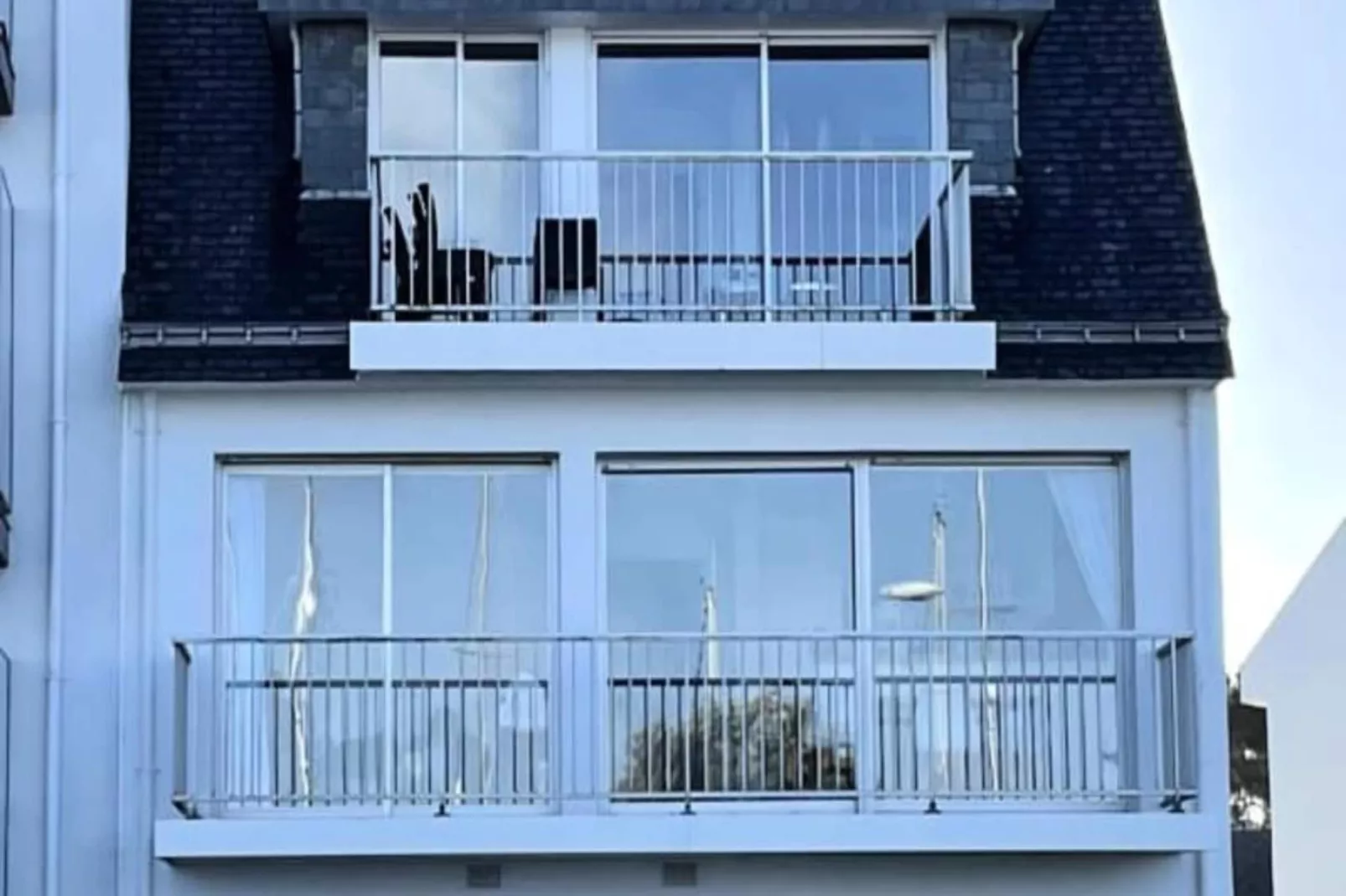 Résidence Maryland. Vue Mer Port Haliguen Plage Du Porigo-Wohnzimmer