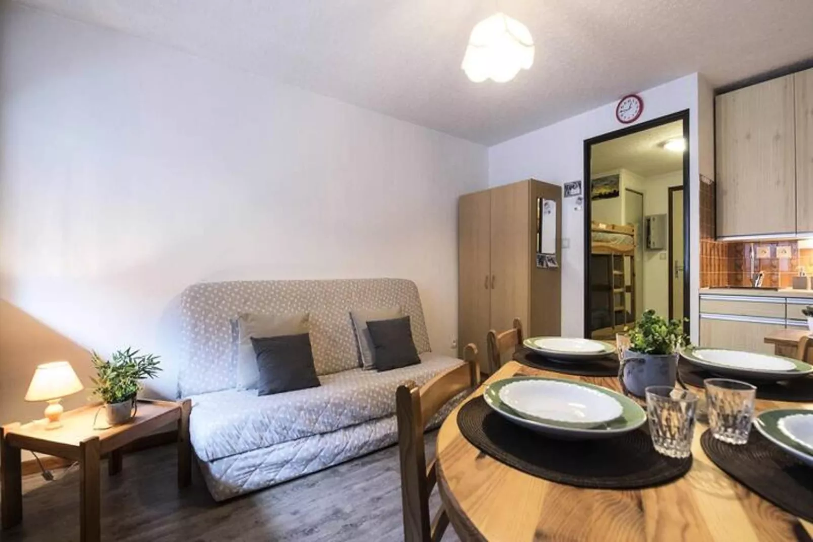 Résidence Aurette:port Bielh-Esszimmer