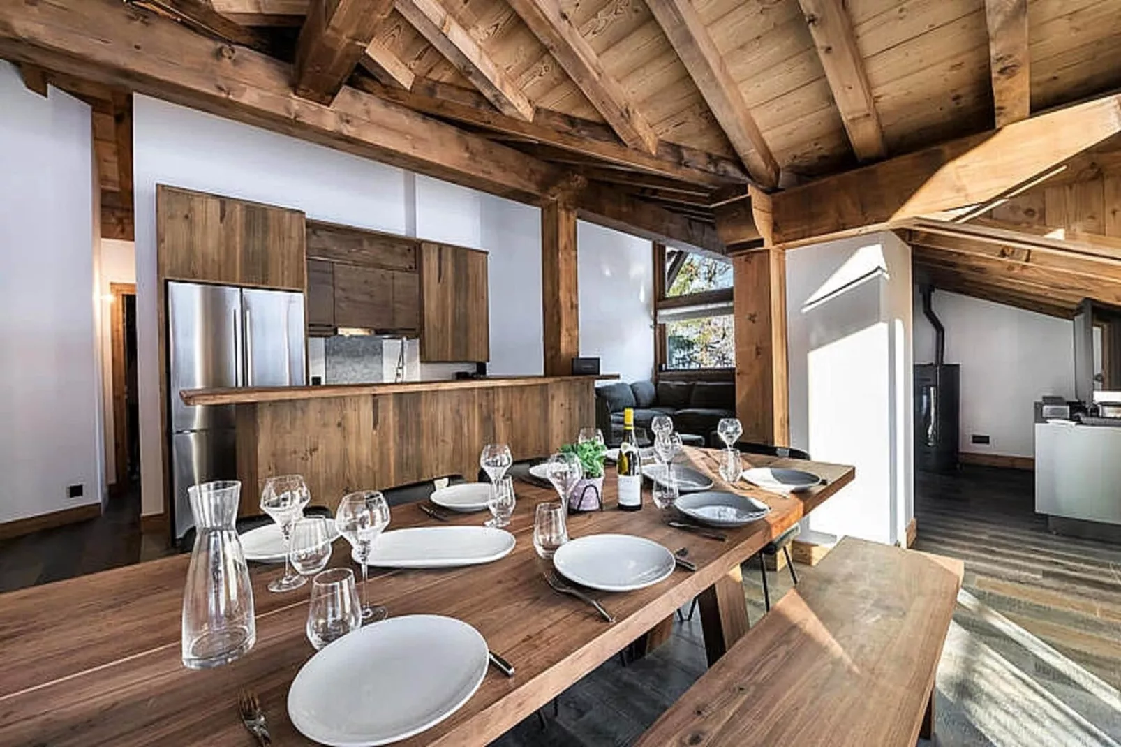 Résidence La Ferme Des Lanches-Salle à manger