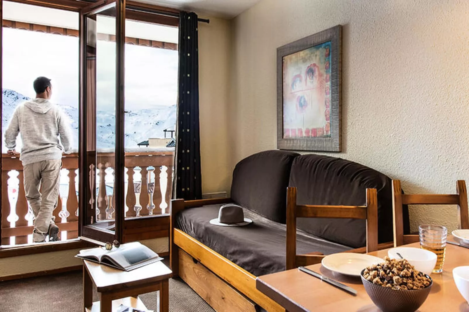 Résidence Le Cheval Blanc ***-Wohnzimmer