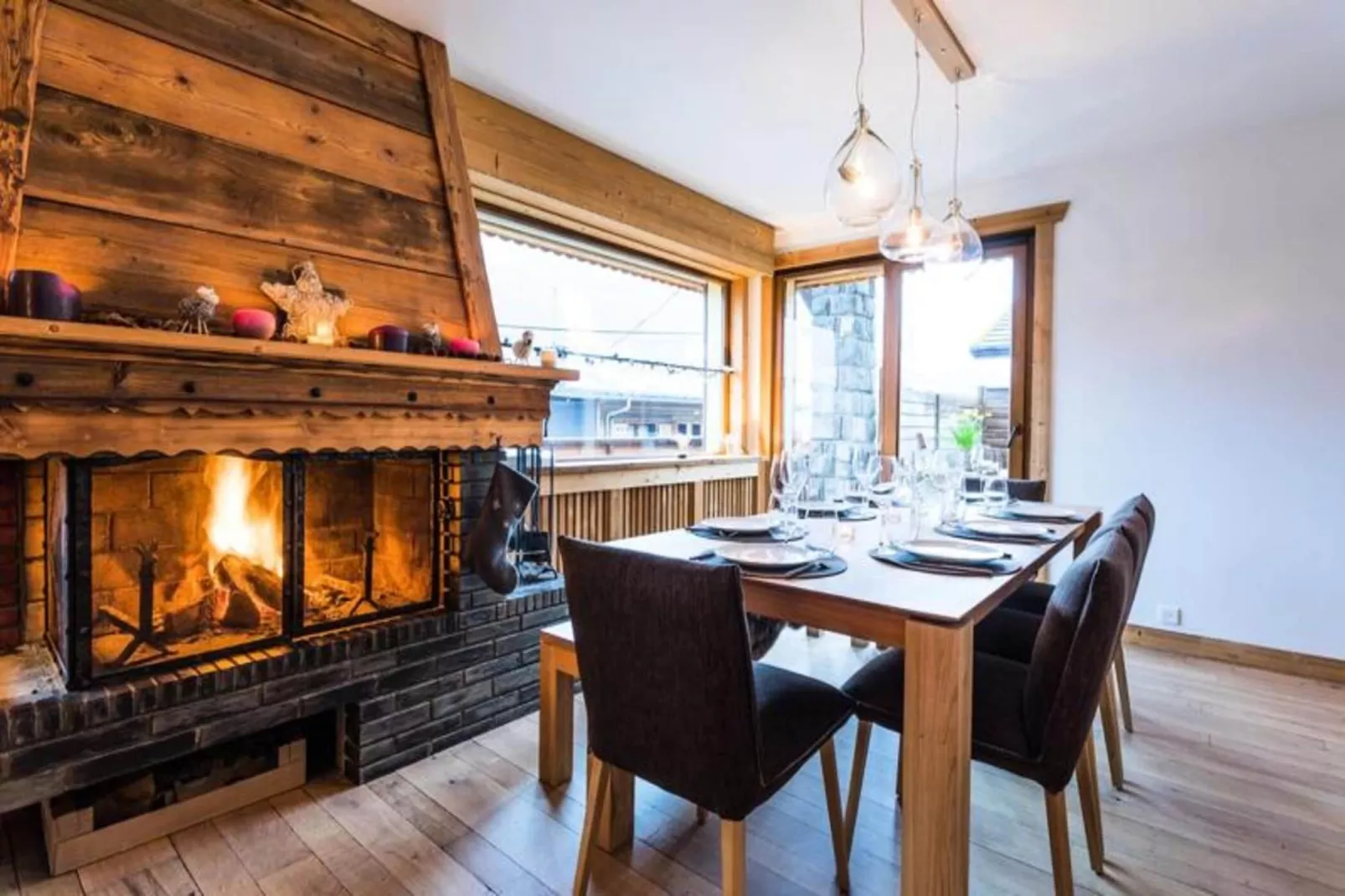 Chalet Le Blizzard-Salle à manger