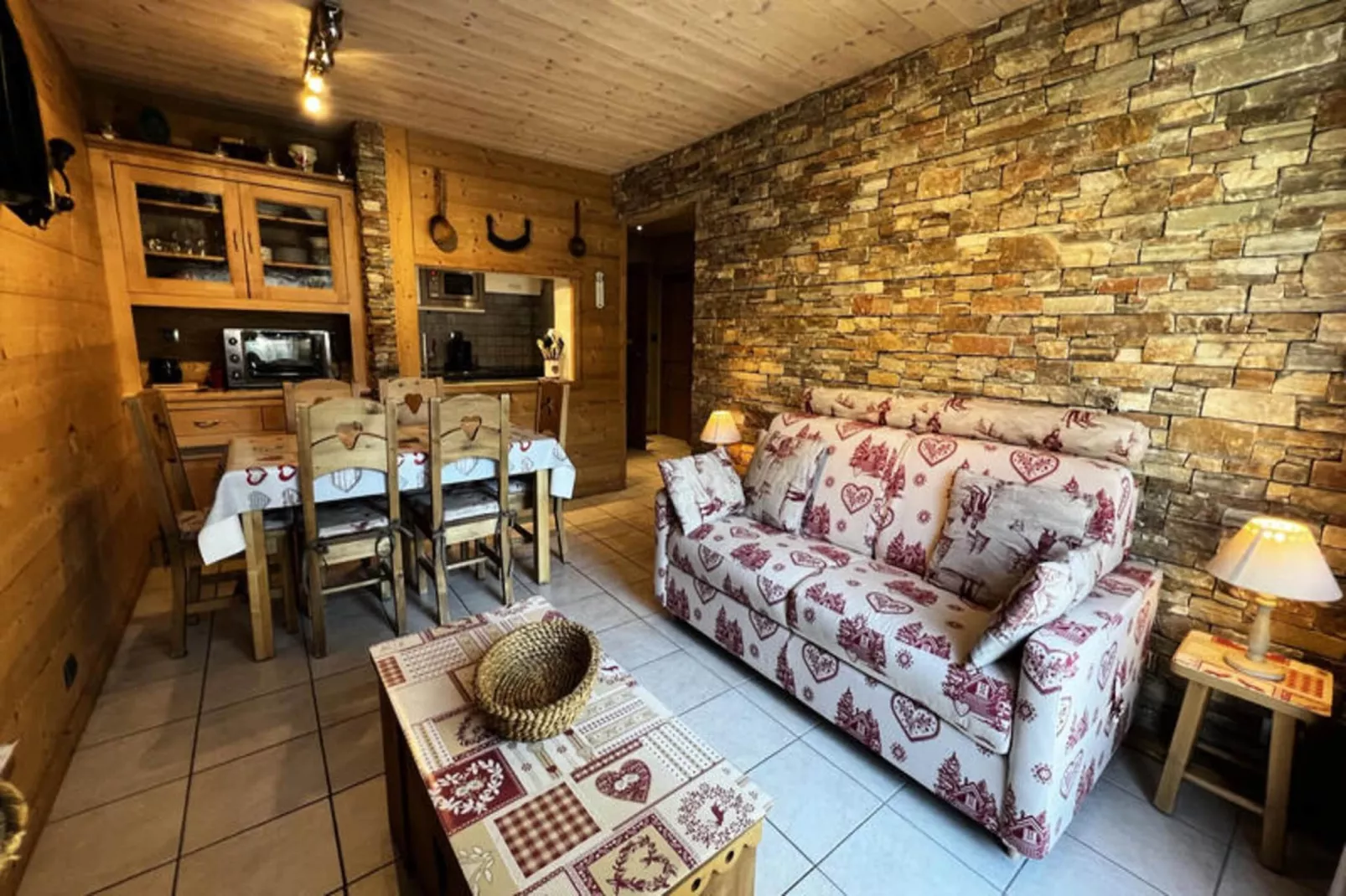 Appartements à La Clusaz-Living room