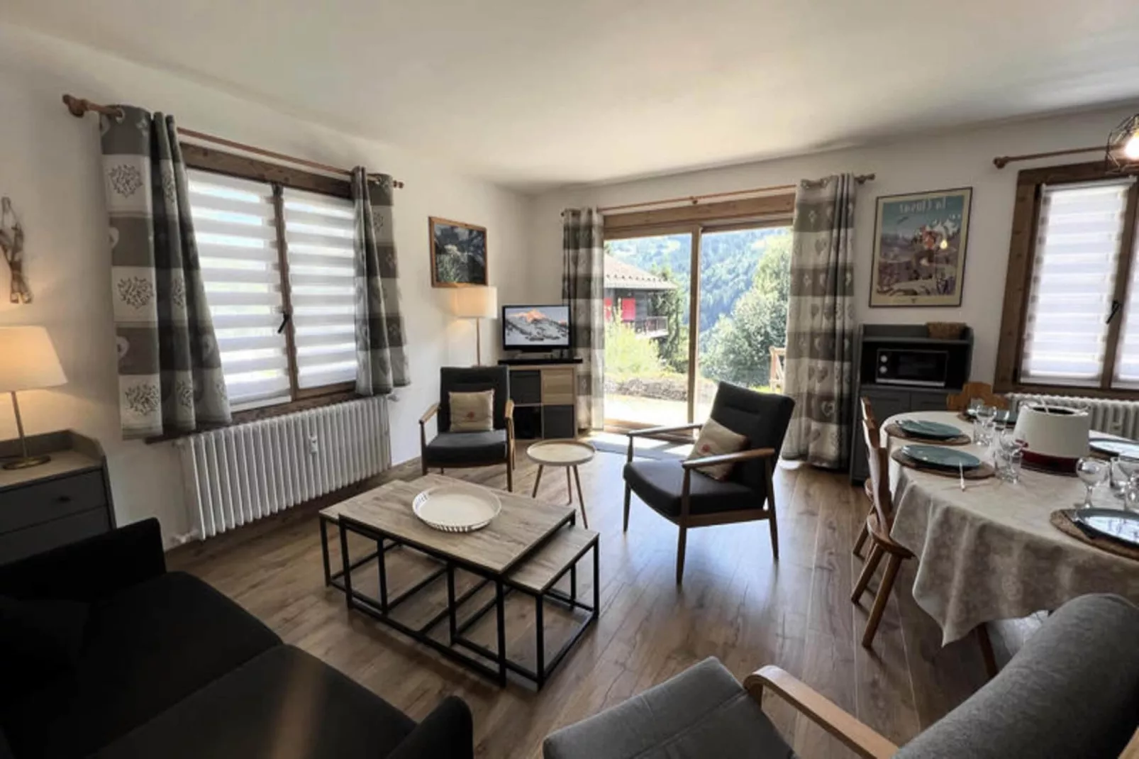 Appartements à La Clusaz-Living room