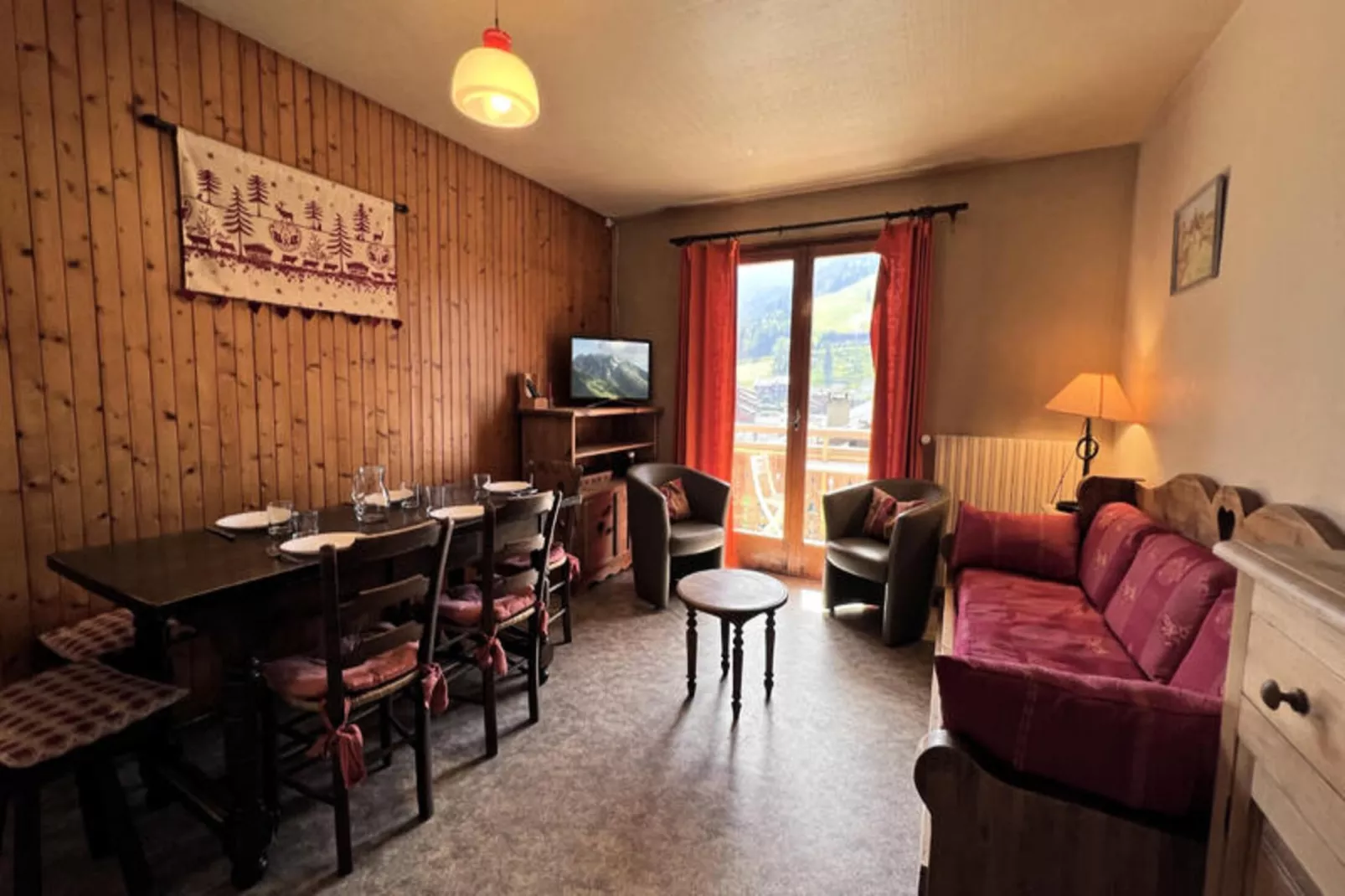 Appartements à La Clusaz-Salle à manger