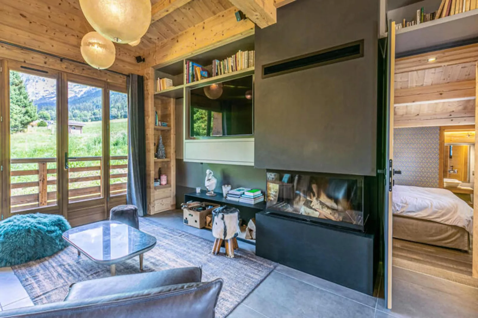 Chalet Mouflon-Living room