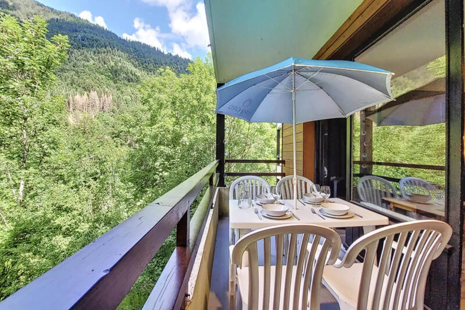 Studio à Saint Jean d'Aulps-Terrasse/Balkon