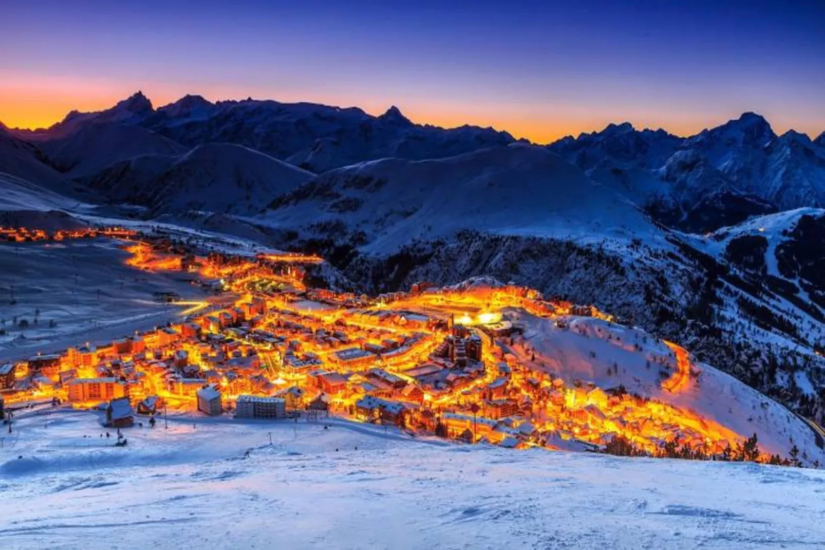 Résidence Majestic Ii-Zones hiver à 5 km