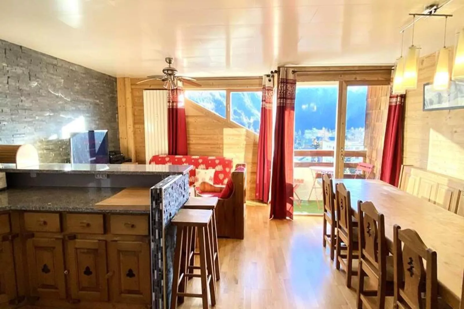 Résidence Les Bleuets-Living room