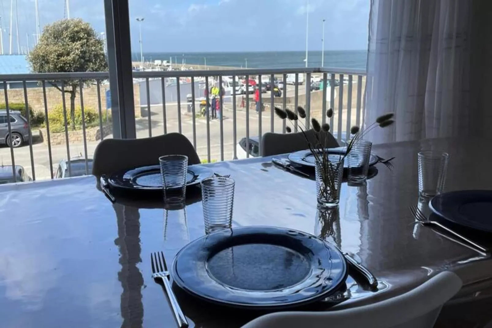 Résidence Maryland. Vue Mer Port Haliguen Plage Du Porigo-Wohnzimmer