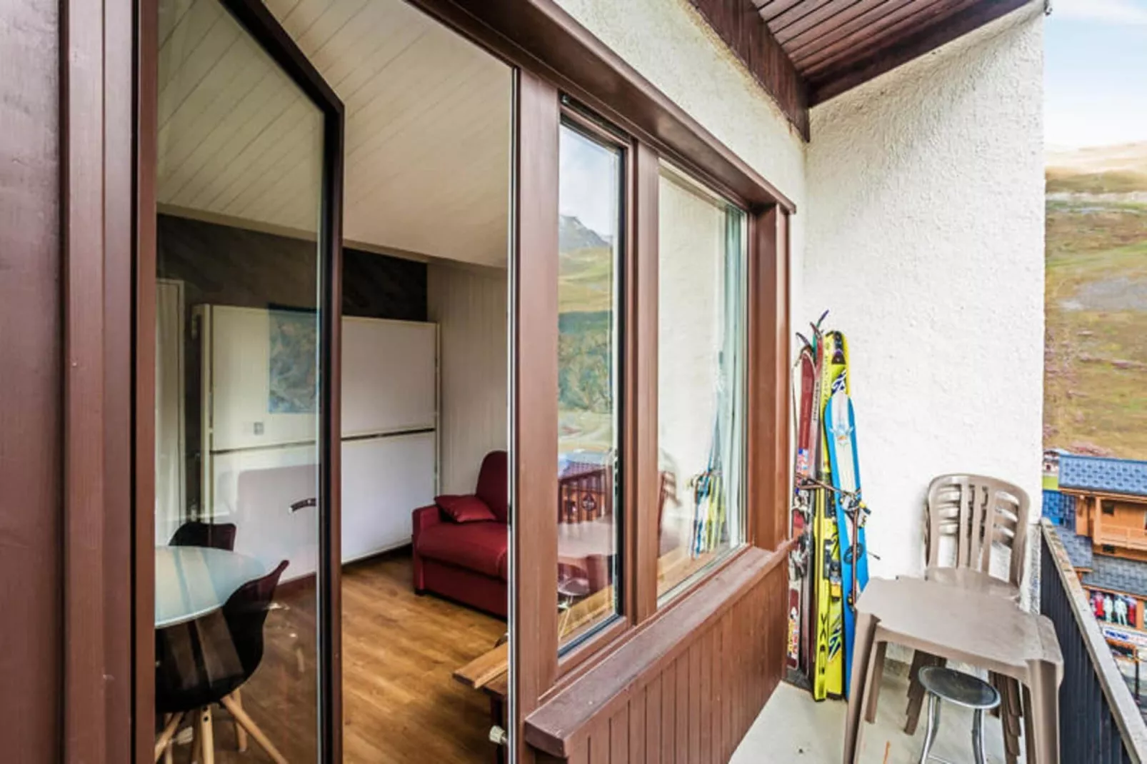 Appartement à Tignes avec accès direct aux pistes-Terrasse / balcon
