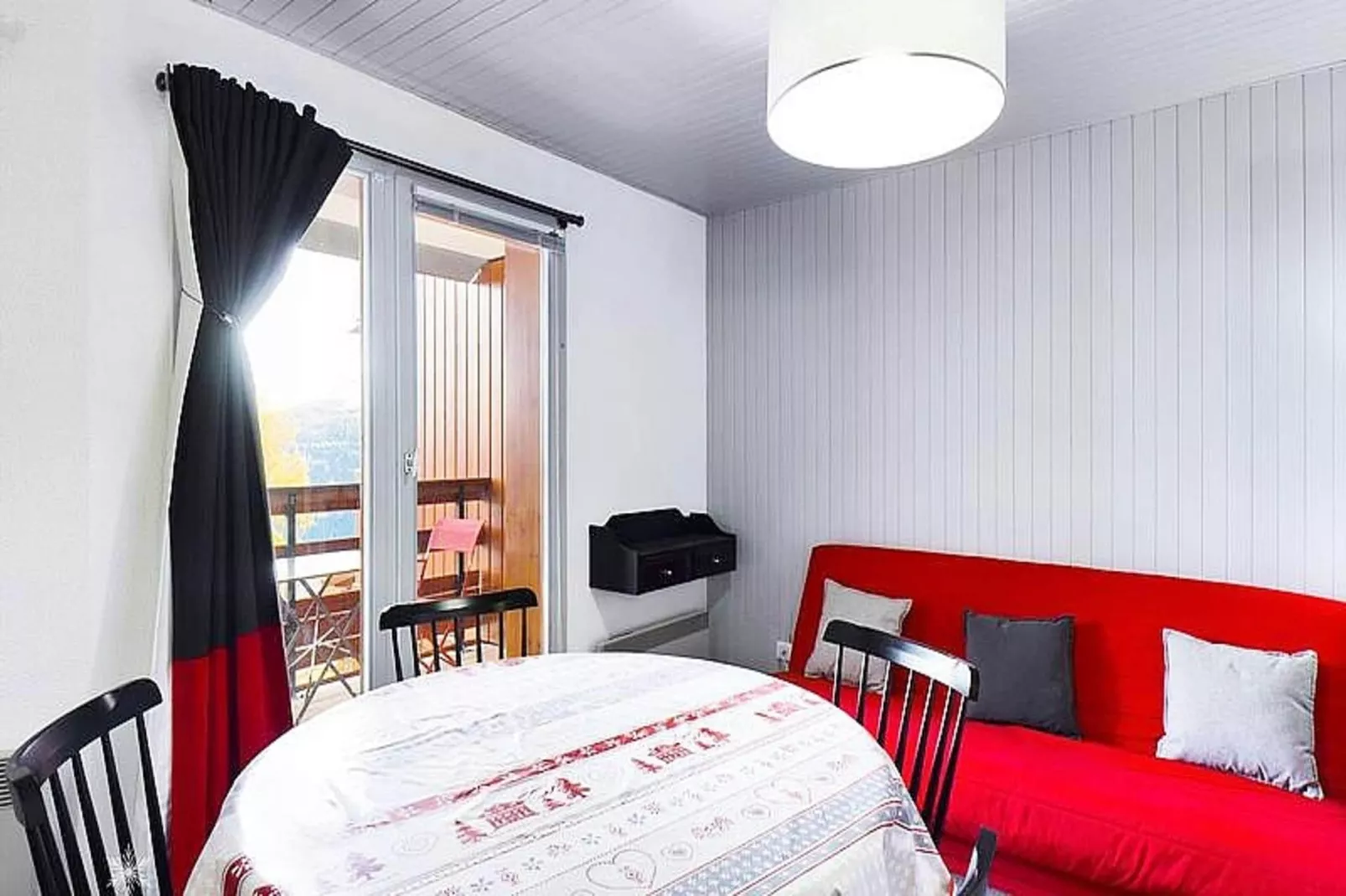 Résidence Hauts De La Rosiere-Terrasse/Balkon