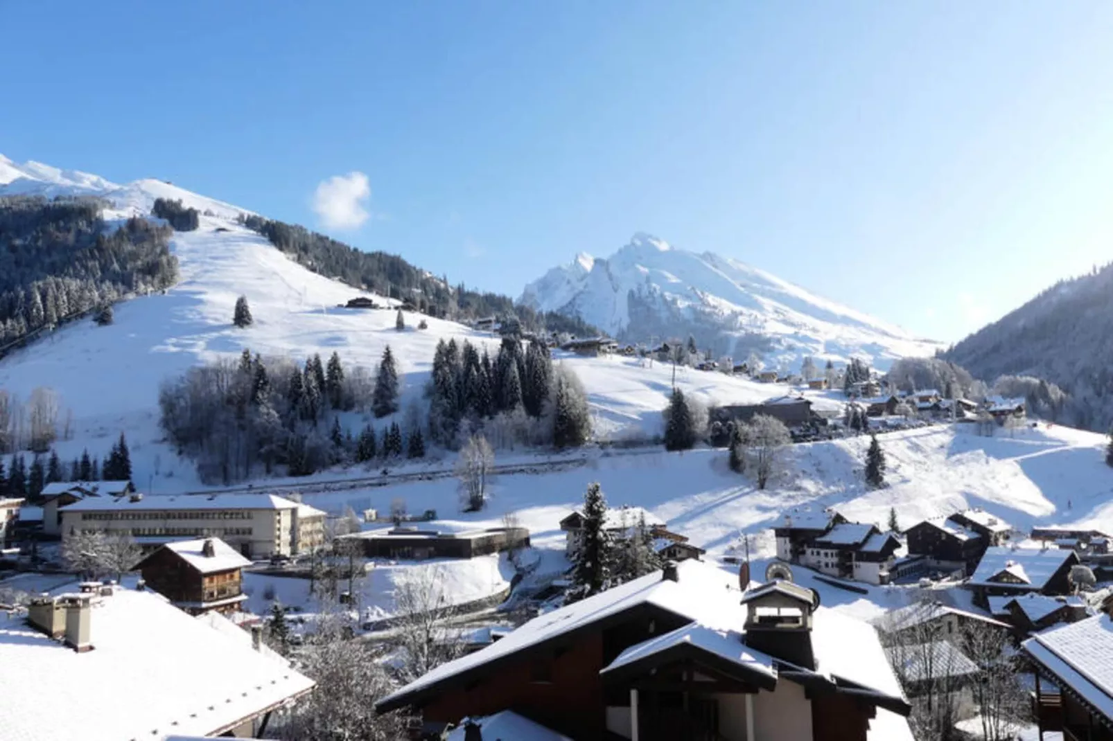 Studio à La Clusaz-Aussicht Winter