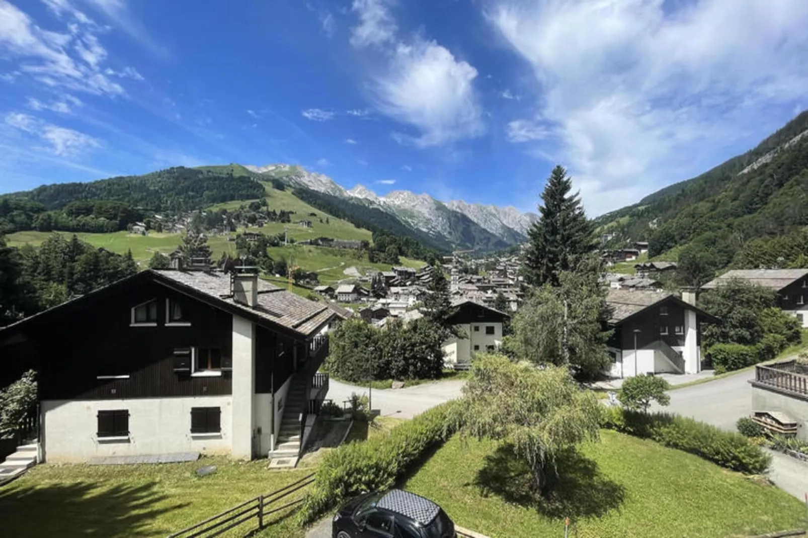 Appartements à La Clusaz-Exterior in summer