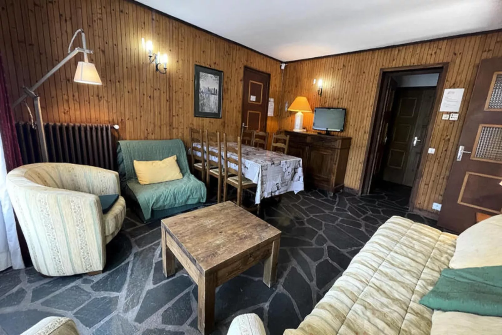 Appartements à La Clusaz-Living room