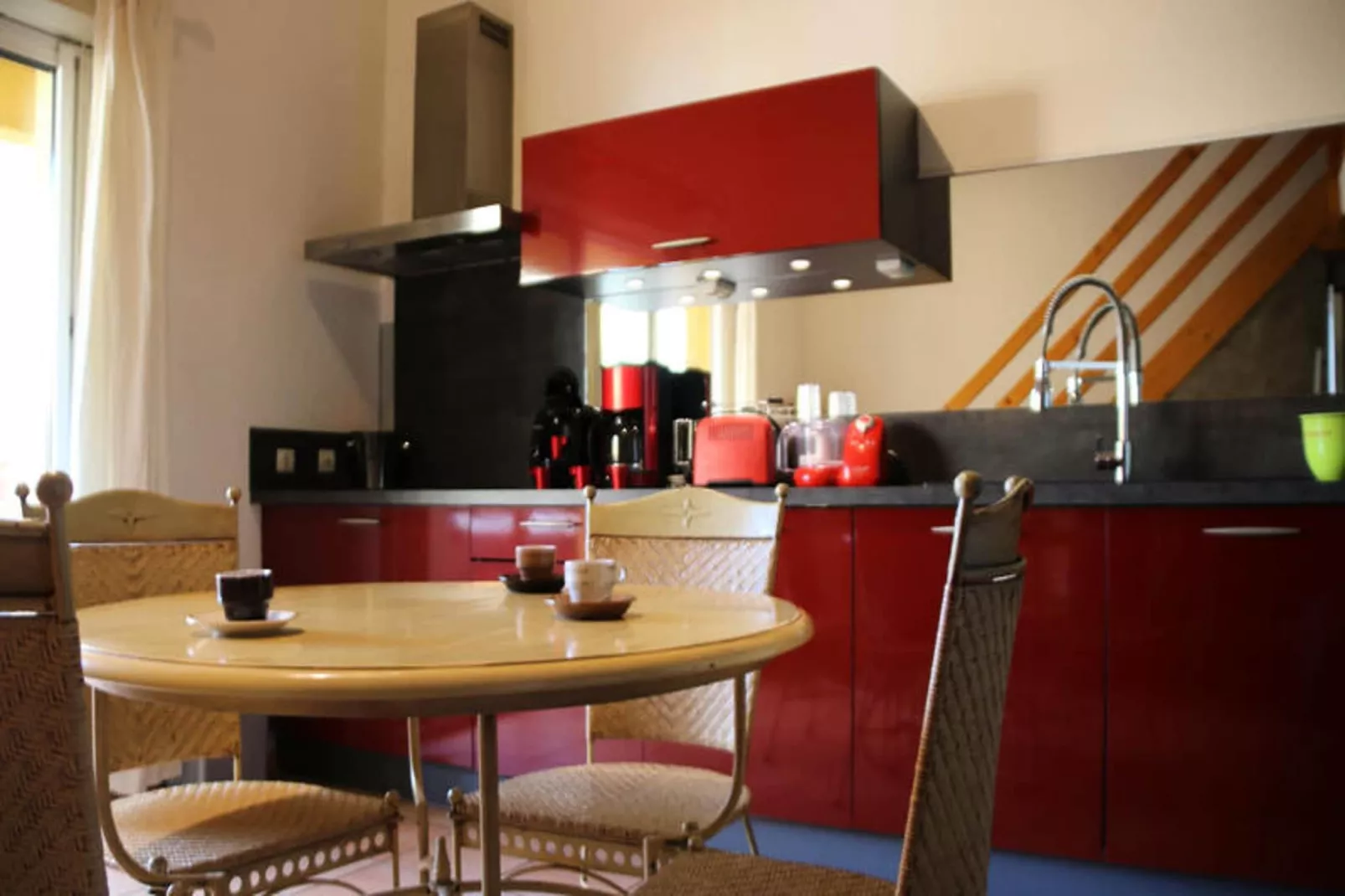 Résidence NATURISTE LA PALMERAIE-Dining room