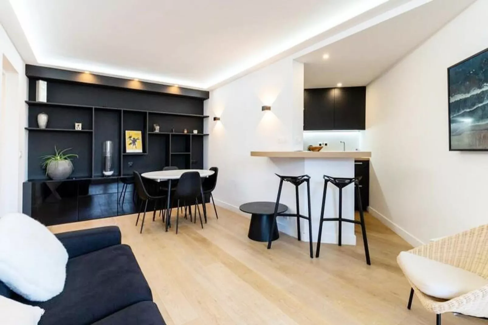 Résidence Sublime T2  Pour 4 Personnes, R&eacute;nov&eacute; Avec Piscine Tennis Parking Wifi-Wohnzimmer