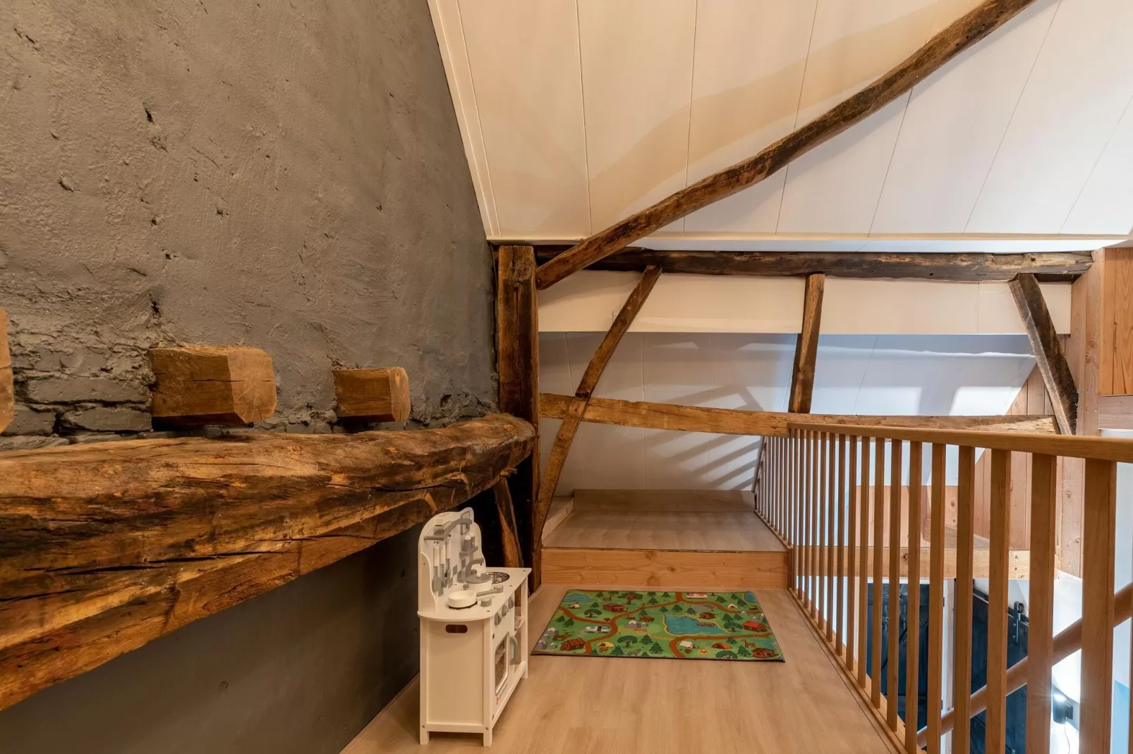 De stakenborg het voor- en achterhuis - Landing