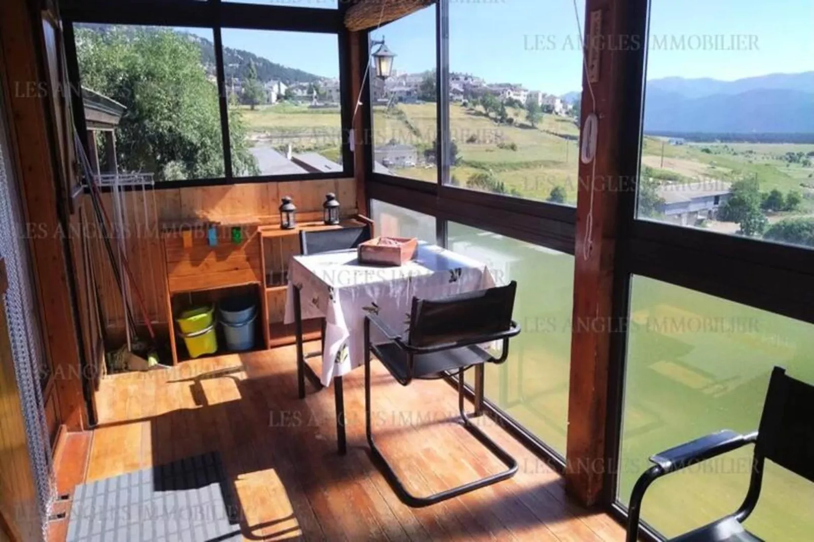 Résidence 82-les Angles-Terrasse/Balkon