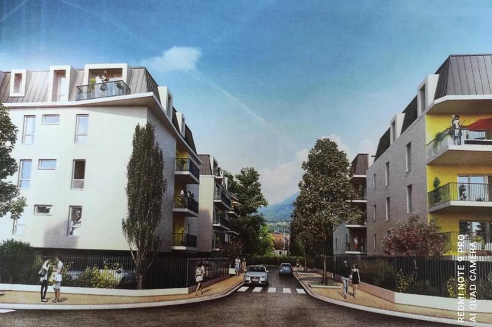 Résidence Le Clos Des Merisiers-View in summer