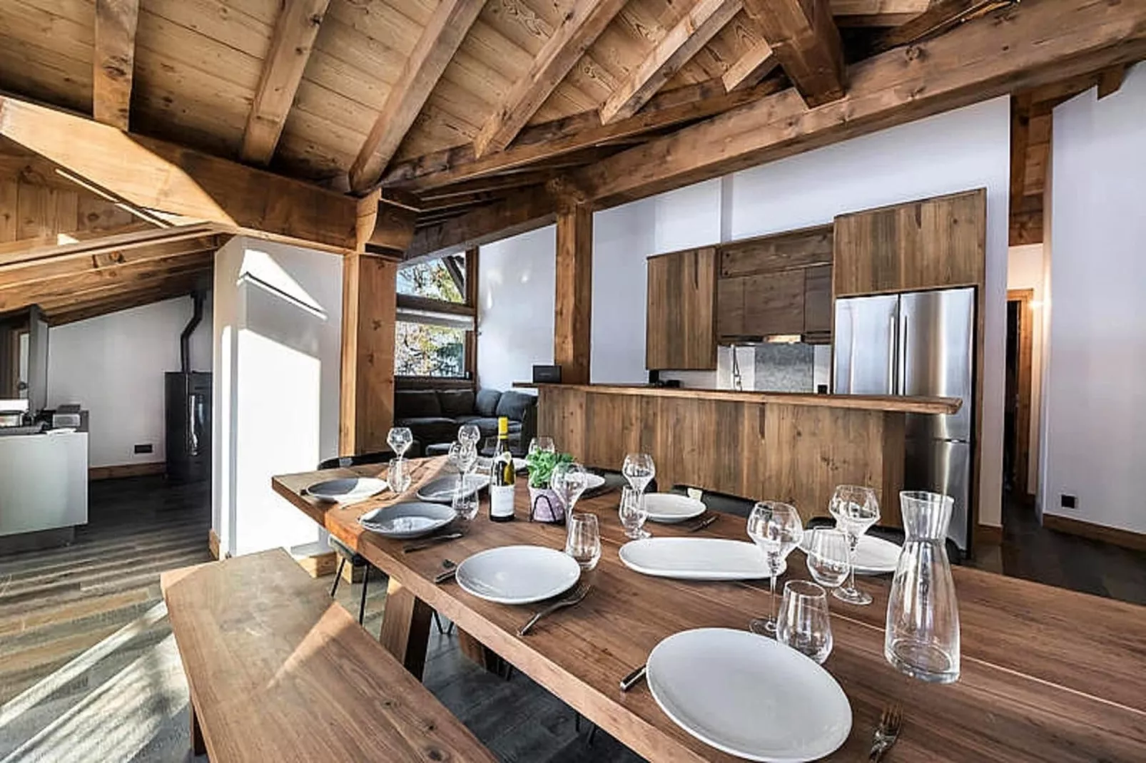 Résidence La Ferme Des Lanches-Salle à manger