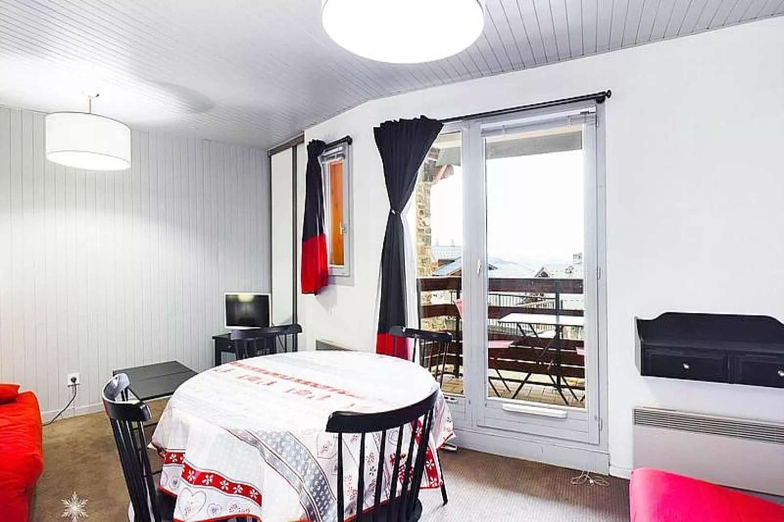 Résidence Hauts De La Rosiere-Terrasse/Balkon