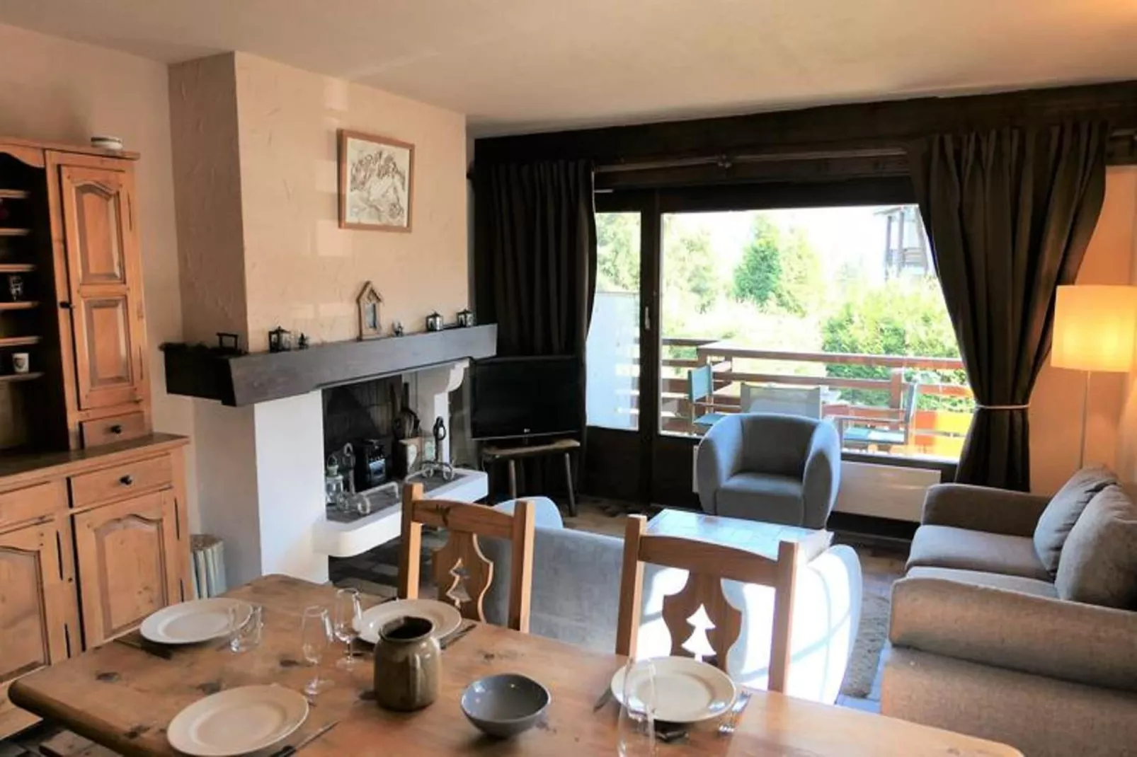 Résidence La Gelinotte-Esszimmer