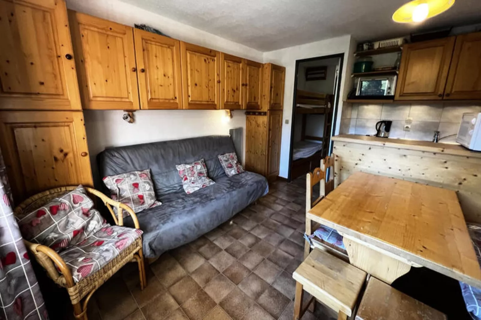 Appartements à La Clusaz-Living room