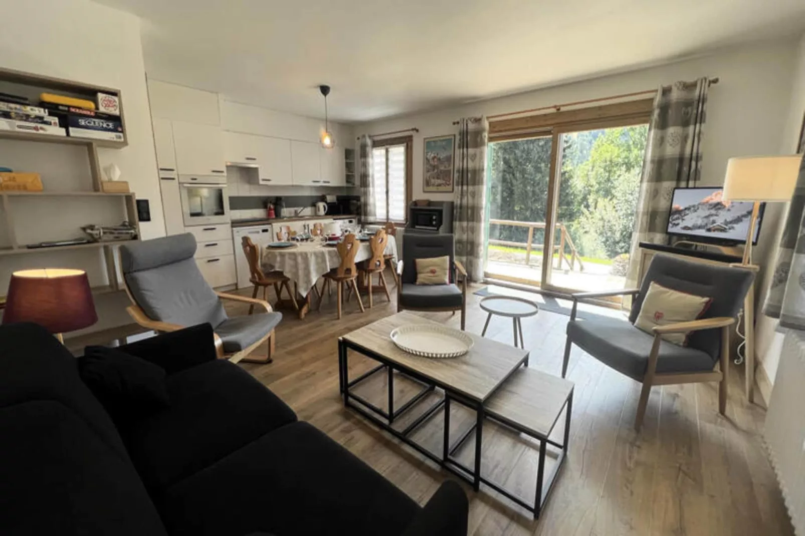 Appartements à La Clusaz-Living room