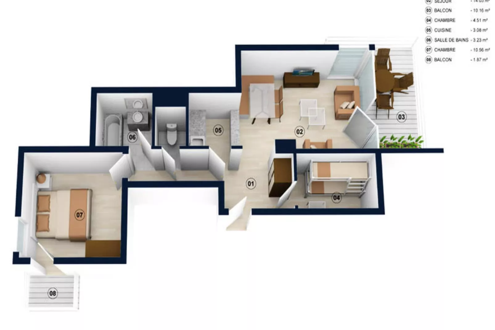 Appartements à La Clusaz-Extérieur été