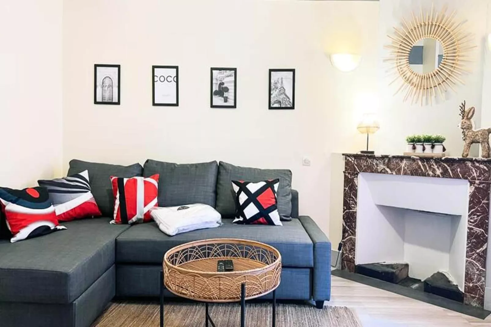 Marx Residence ❤️ | T2 4 Personnes - Wifi|-Wohnzimmer