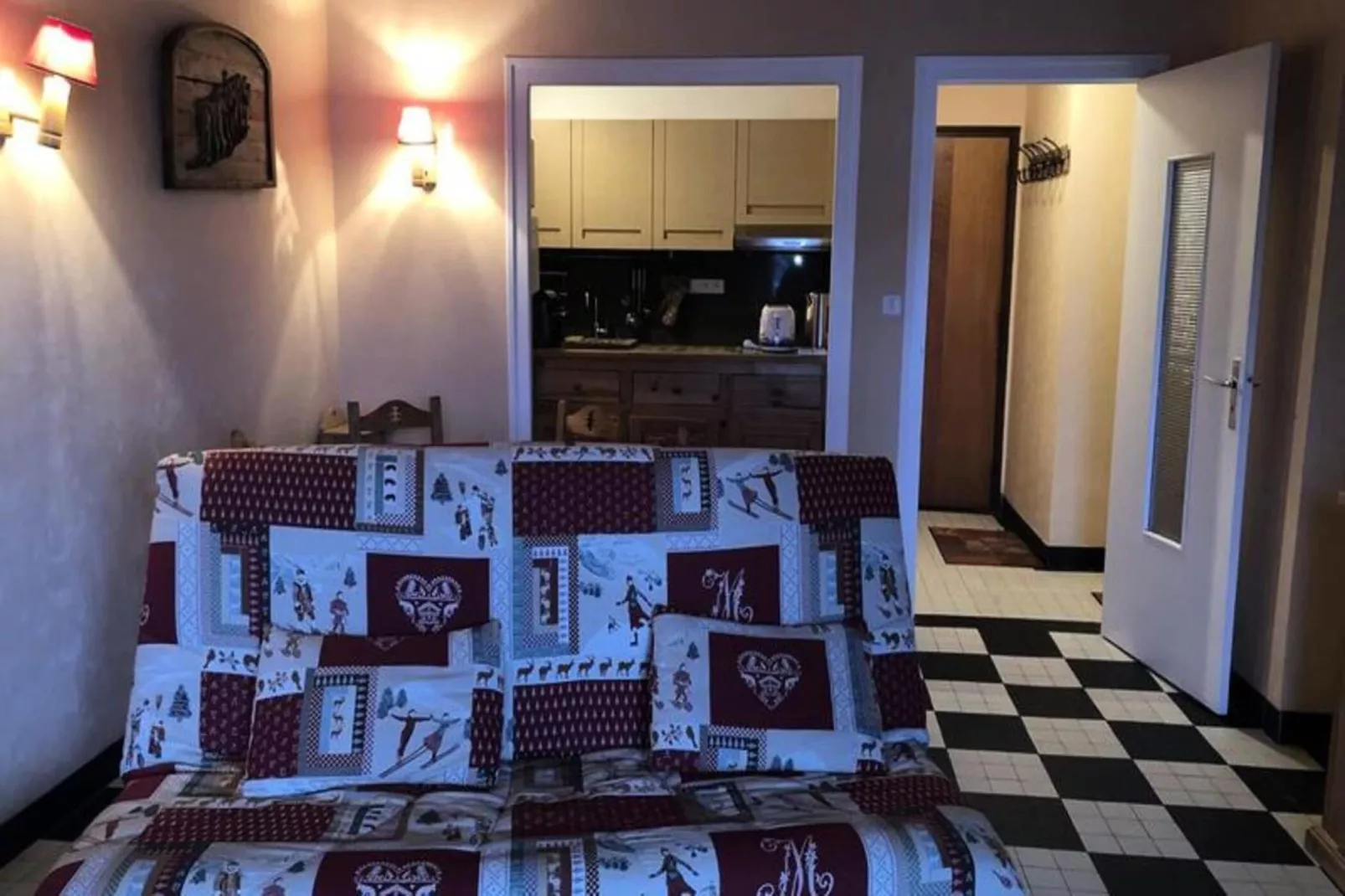 Résidence Res.de L'alpe - Wohnzimmer