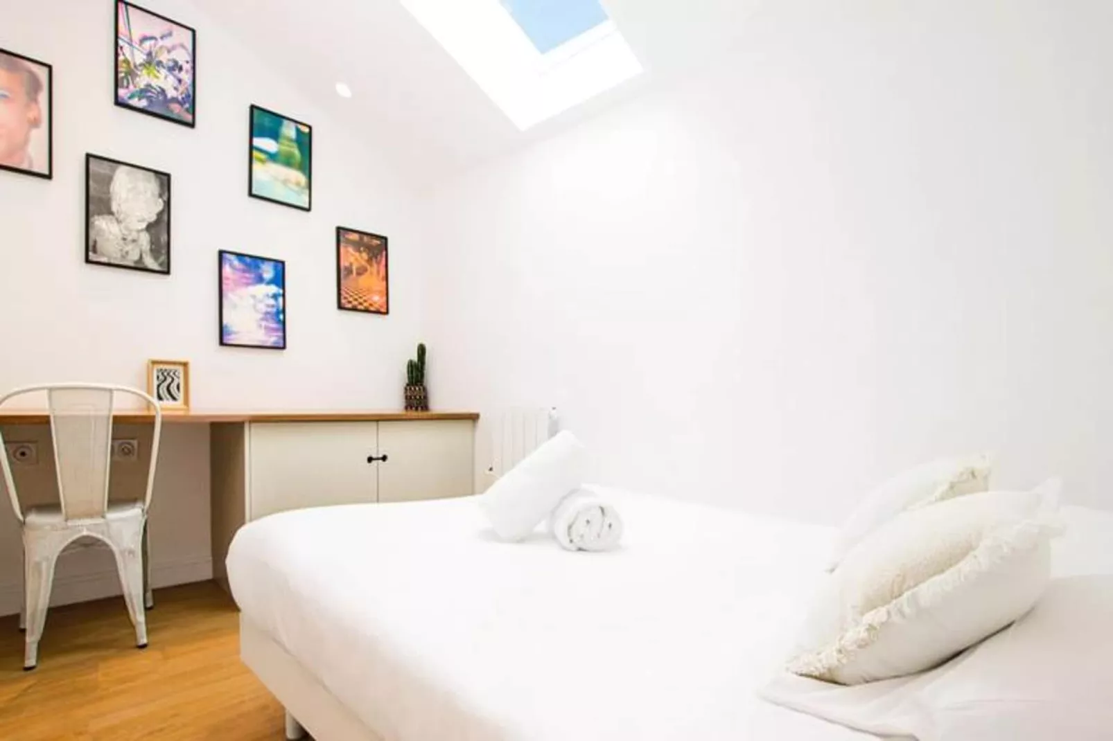 Superbe Maison Au Coeur De La Ville &agrave; Deux Pas De La C&ocirc;te Des Basques-Schlafzimmer