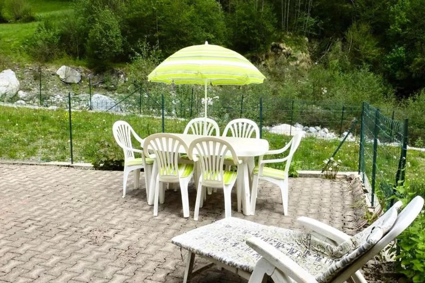 Résidence Bergerie Du Bastan-Terrasse/Balkon