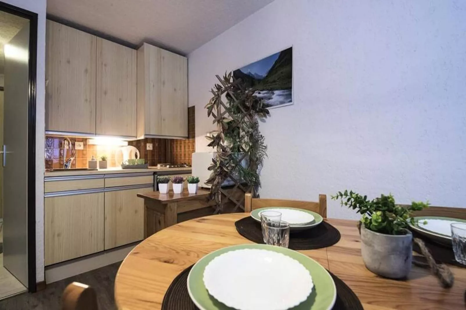 Résidence Aurette:port Bielh-Esszimmer