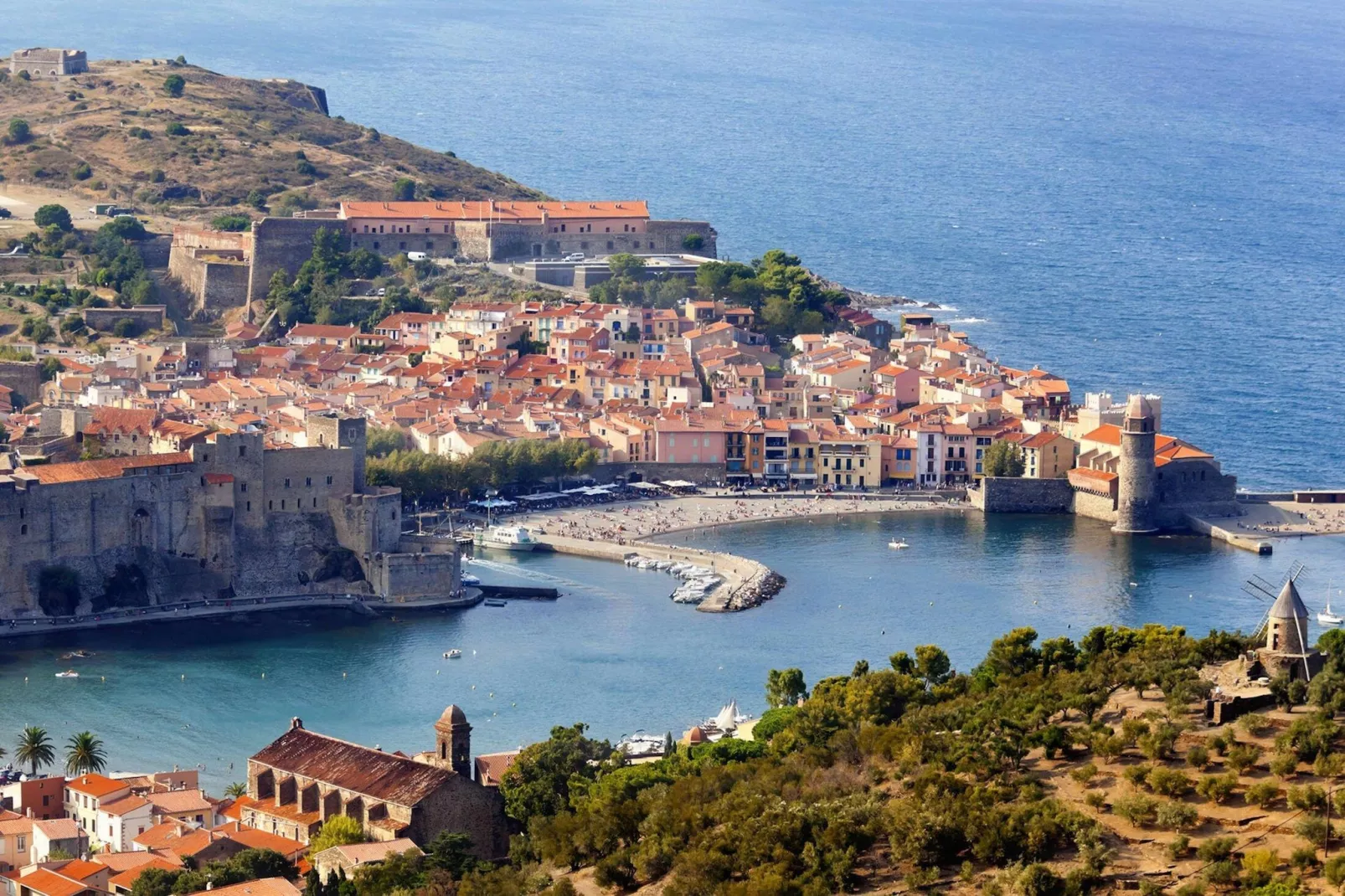 Résidence Mer & Golf Port Argelès***-Außenbereich Sommer