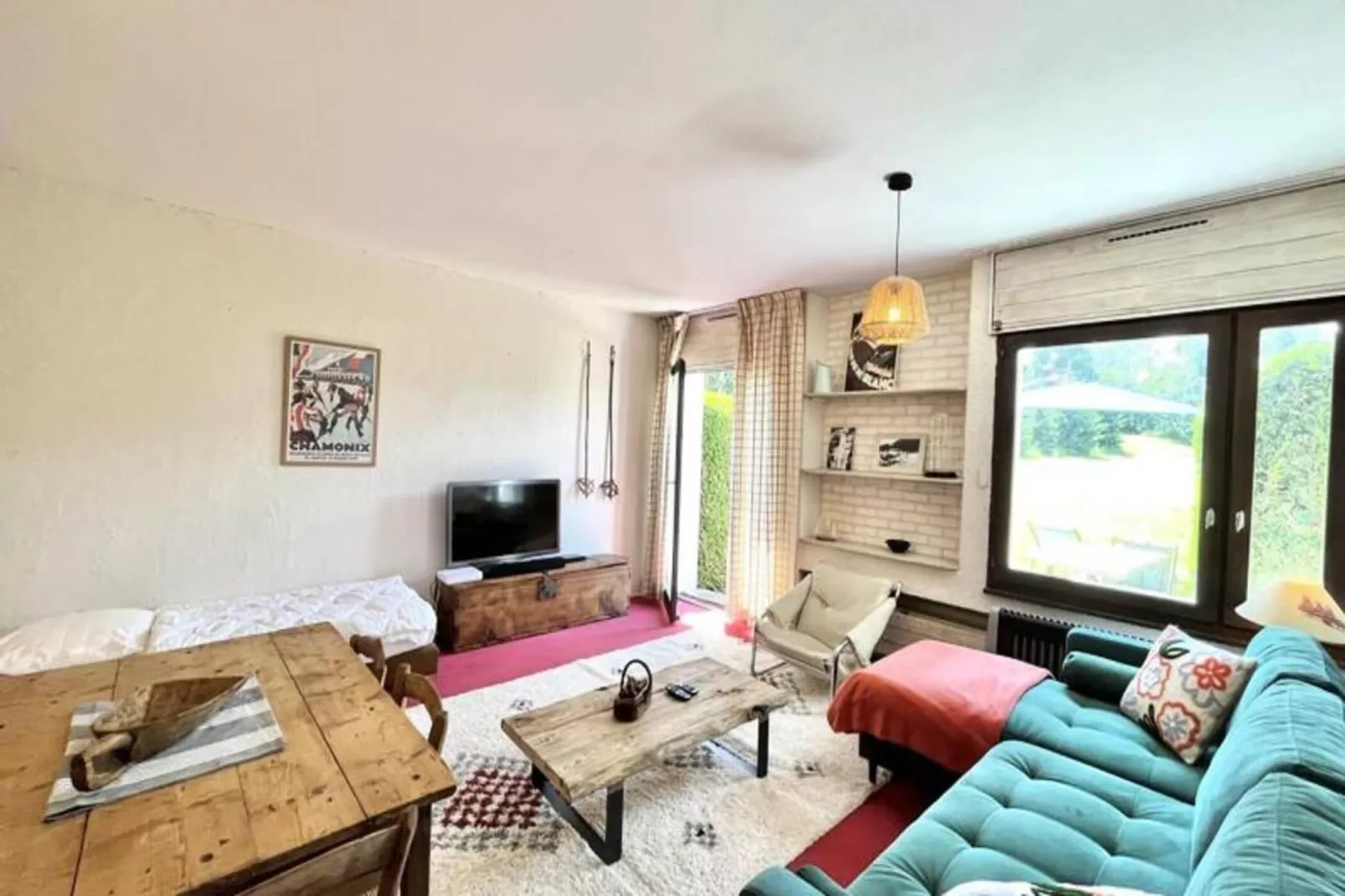 Nid Douillet Au Pied Des Pistes Avec Jardin-Living room