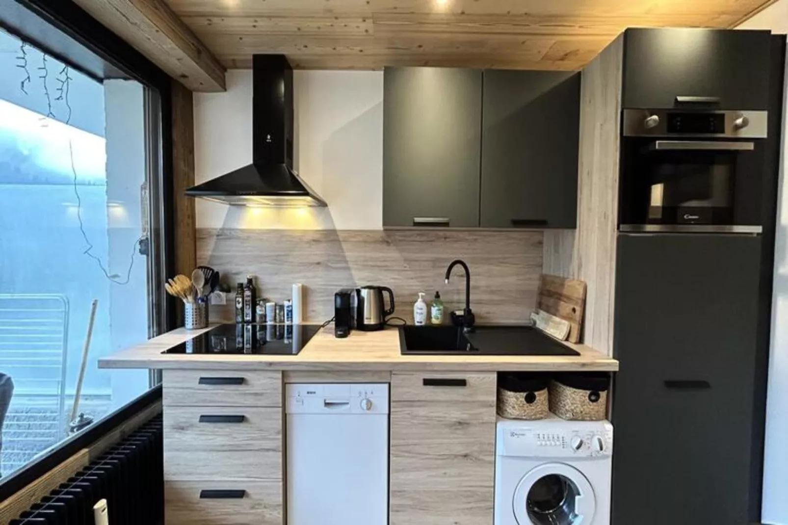 Résidence La Pointe Des Verres-Küche