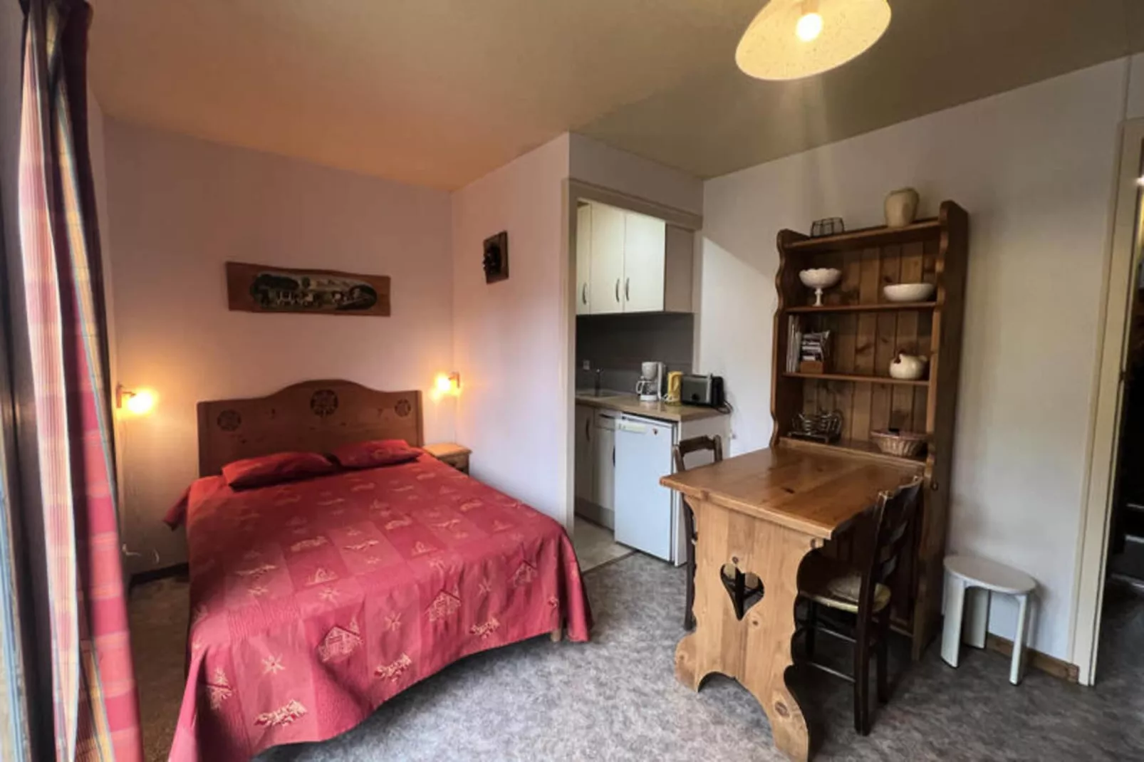 Studio à La Clusaz-Schlafzimmer