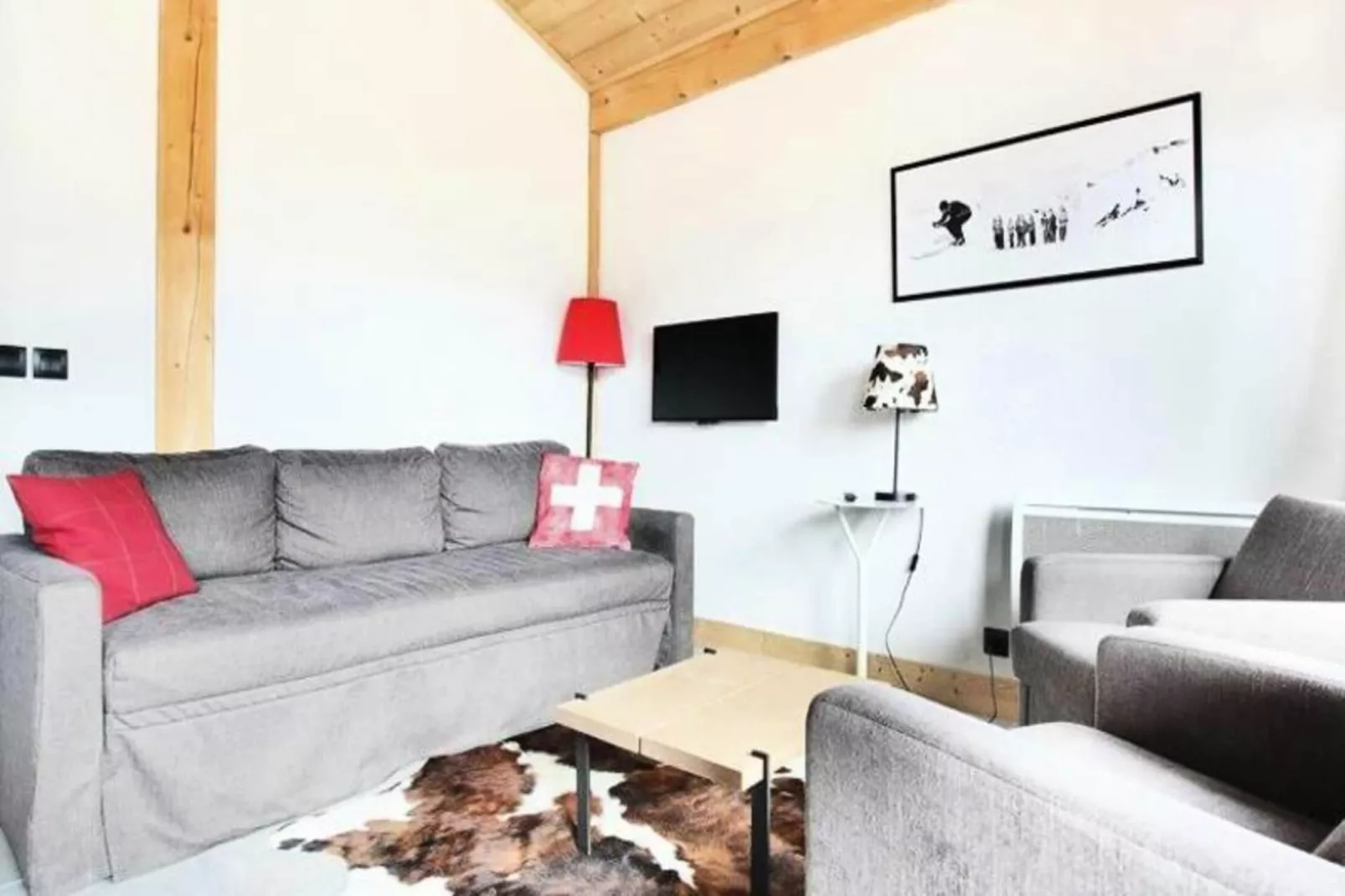 Résidence Prestige Odalys Les Fermes de Châtel-Living room